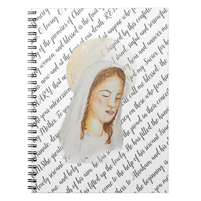 Mary’s Prayer Notizblock (Vorderseite)