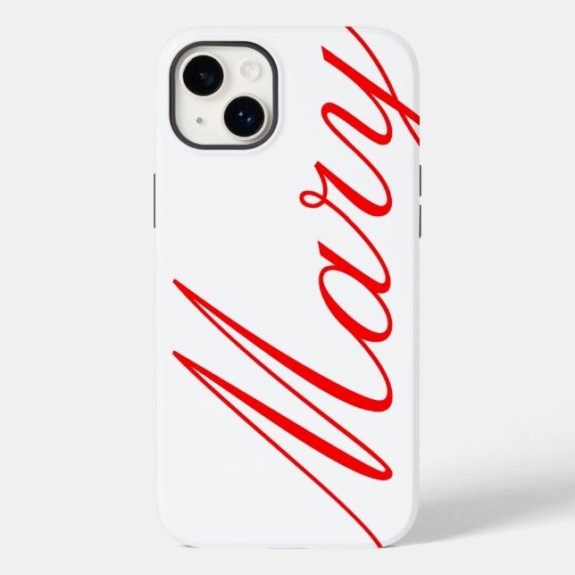 Mary - schöne iPhone Case (Rückseite)