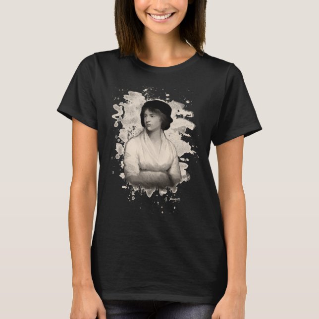 Mary Shelley (Wollstonecraft) Tribute T-Shirt (Vorderseite)