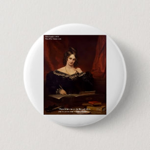 Mary Shelly "Liebe Niemals gesehen" Geschenke & Ka Button