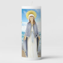 Mary, Star of the Sea Candle
