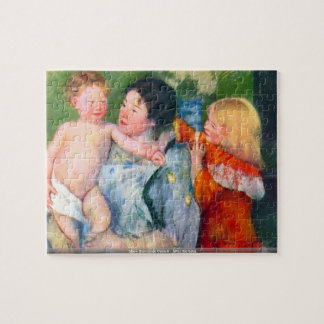 Mary Stevenson Cassatt - après le puzzle de bain