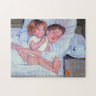 Mary Stevenson Cassatt - frühstücken Sie im