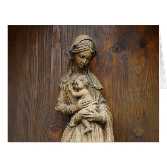 Mary und Baby Jesus (Vorderseite (Horizontal))