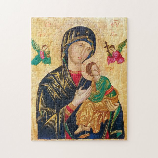 Mary und das Baby Jesus (Vertikal)