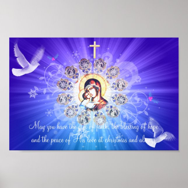 Mary und Jesus Poster (Vorne)