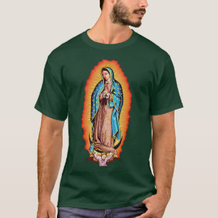 Mary von unserer Lady von Guadalupe Jungfrau T-Shirt