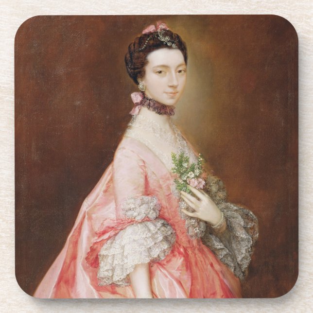 Mary wenig, neuere Dame Carr (Öl auf Leinwand) Untersetzer (Vorderseite)