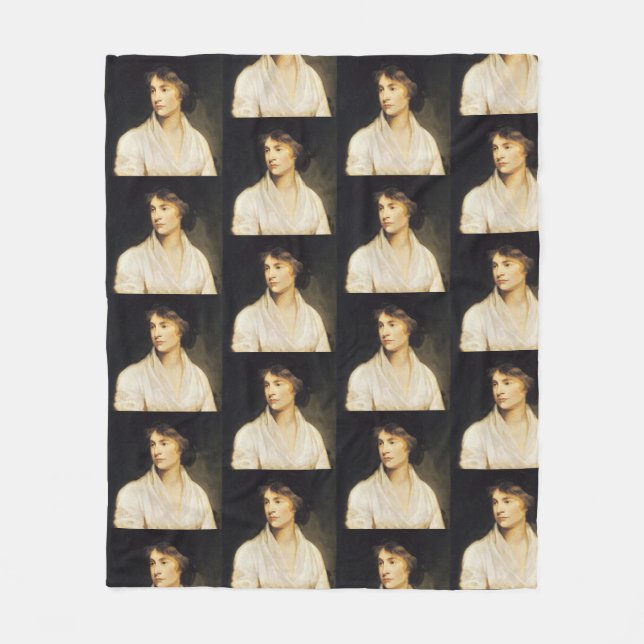 Mary Wollstonecraft Fleecedecke (Vorderseite)
