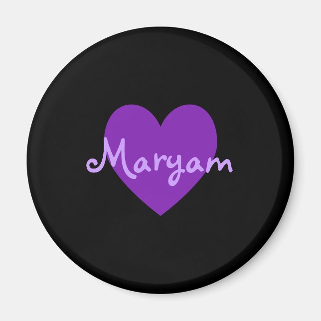 Maryam in Lila Magnet (Vorne)