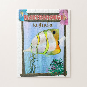 Maryborough Australien Tropisches Reiseplakat