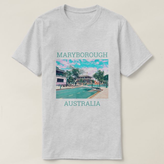 Maryborough Queensland Land Australien Reisen T-Shirt (Design vorne)