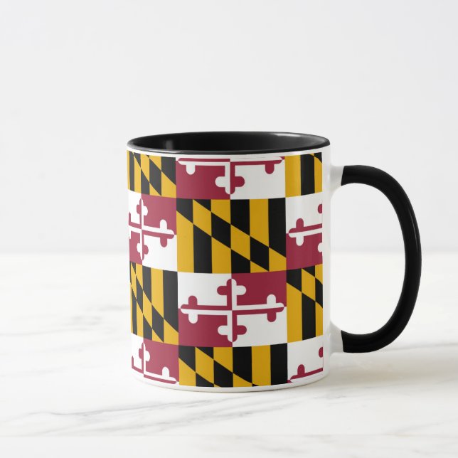 Maryland Abstrakt Pattern Tasse (Rechts)
