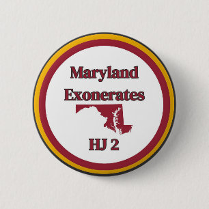 Maryland Alleged Witch Exontage Button