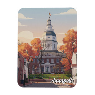 Maryland Annapolis Reise Magnet