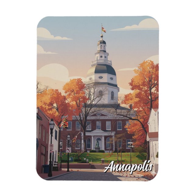Maryland Annapolis Reise Magnet (Vertikal)