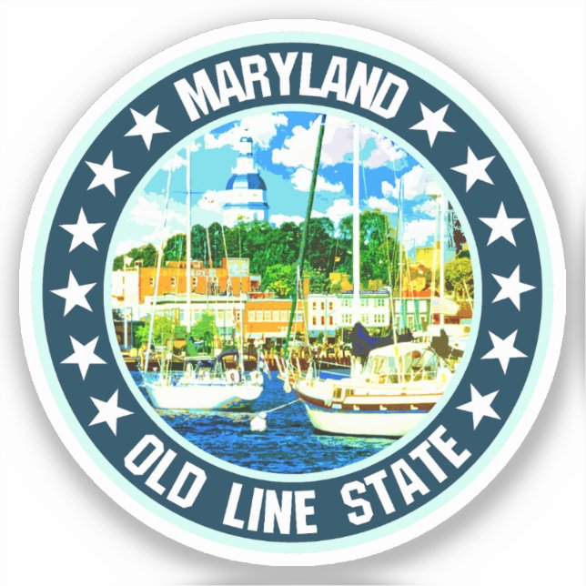 Maryland Aufkleber (Vorderseite)