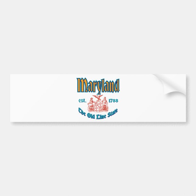 Maryland Autoaufkleber (Vorne)