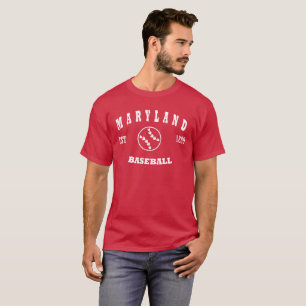 Maryland-Baseball-Retro Logo T-Shirt