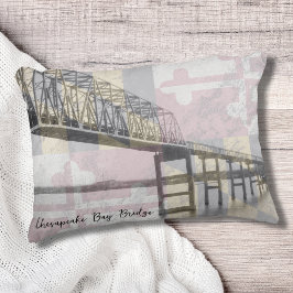 Maryland Bay Bridge Accent Throw Kissen