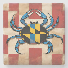 Maryland Blue Crab Steinuntersetzer