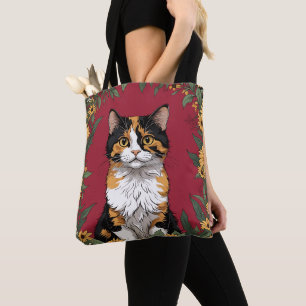 Maryland Calico-Katze und Black Eyed Susan Blumen Tasche