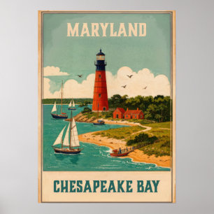 Maryland Chesapeake Bay V02 Poster