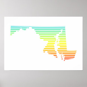 Maryland Chill Fade Poster