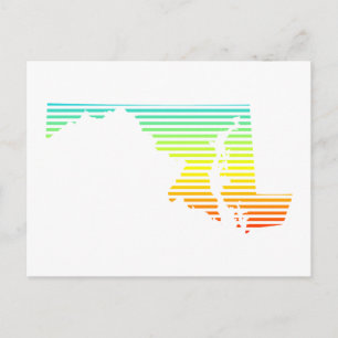Maryland Chill Fade Postkarte