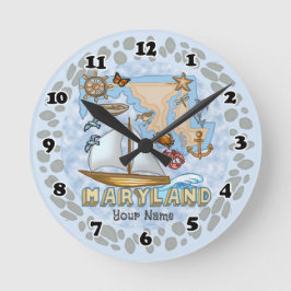 Maryland Clock Runde Wanduhr