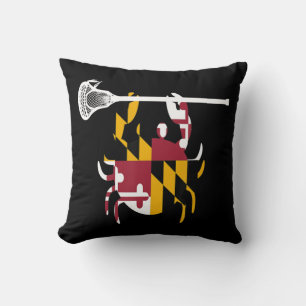 Maryland Crab Lacrosse Boys Stick LAX Sister Broth Kissen