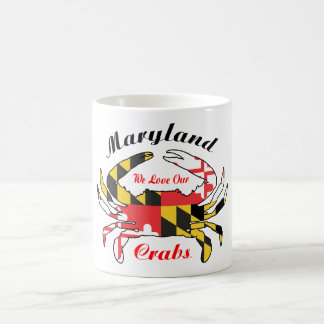 Maryland crab lovers coffee mug state flag kaffeetasse