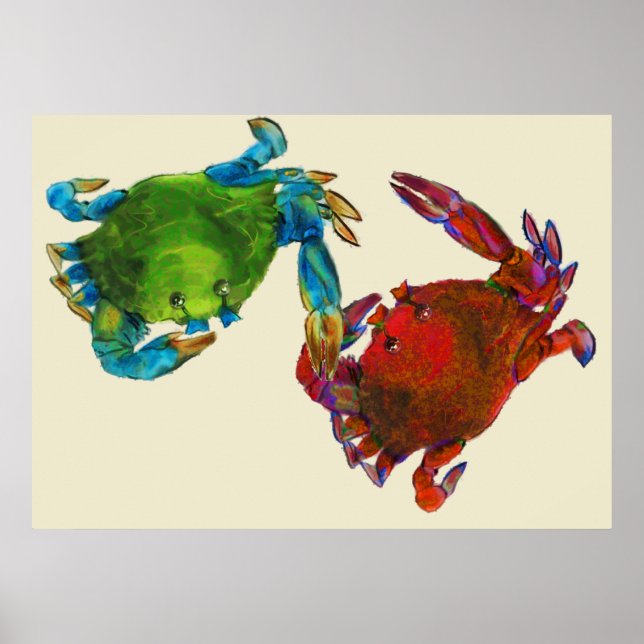 Maryland Crabs Before and After Poster (Vorne)