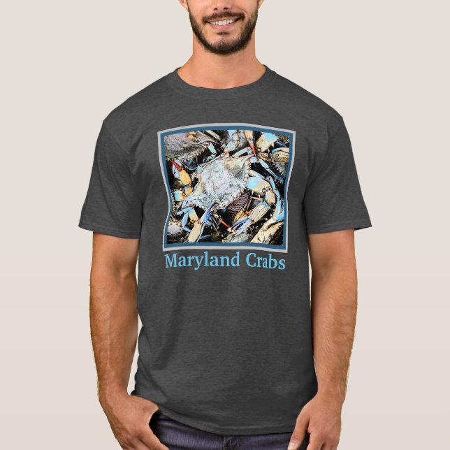 Maryland Crabs Crabby Crab Sweatshirt oder Tee Shi (Vorderseite)