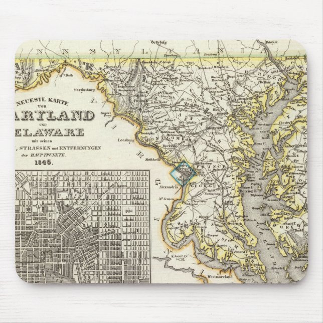 Maryland, Delaware Mousepad (Vorne)