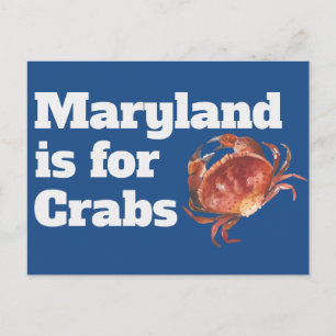 Maryland est pour les Cartes Postales Crabs