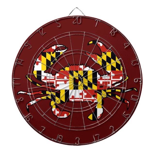 Maryland-Fahne-Dartboard Dartscheibe (vorne)