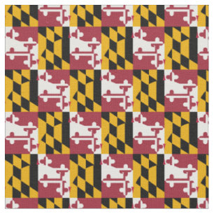 Maryland Flag & America Staat Fabric/USA mode Stoff