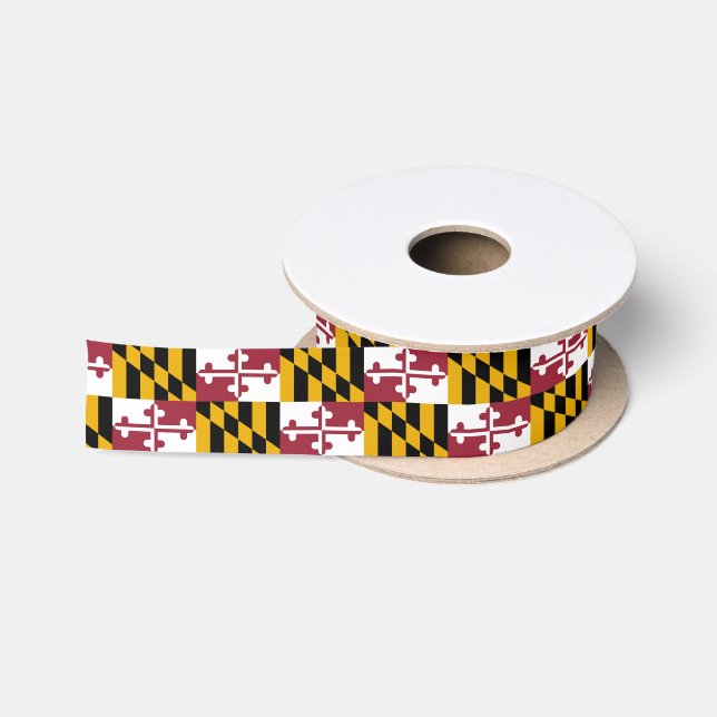 Maryland Flag, amerikanisches Flaggenband Satinband (Spule)