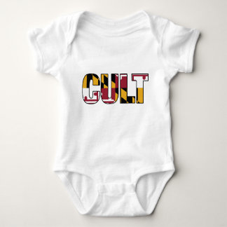 Maryland Flag Cult Baby Bodysuit Strampler