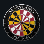 Maryland Flag Dartboard Dartscheibe<br><div class="desc">Hervorragende Qualität Dartboard ideal für Ihre Pub, Garage, Mancave, oder überall wo Sie spielen!</div>