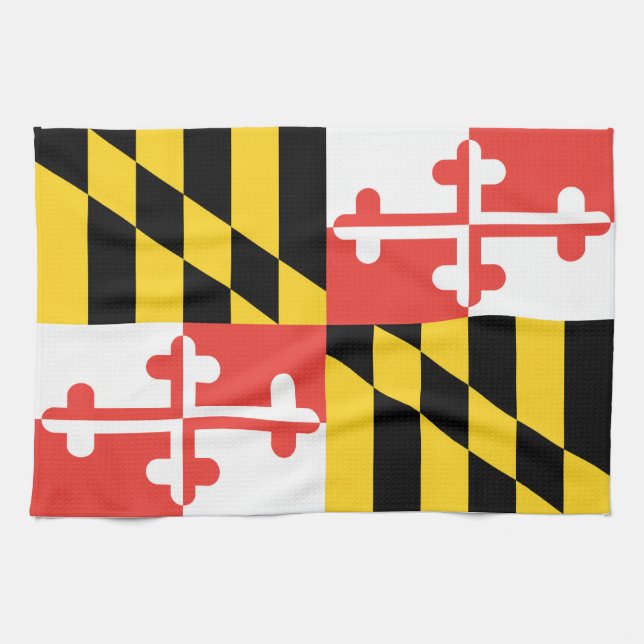 Maryland Flag Diskotheken Handtuch (Horizontal)