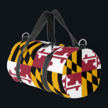 Maryland Flag Duffle Bag<br><div class="desc">Carry the boldest design in the Union on your next journey with this Maryland Flag Duffle Bag. Widely considered the most stylish and unique state flag in America, this bag is the ultimate way to show your "Old Line State" pride at the gym, on a weekend trip to the Chesapeake,...</div>