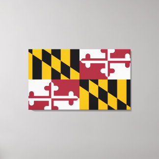 Maryland Flag Leinwanddruck