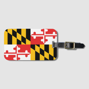 Maryland Flag Luggage Tag Gepäckanhänger