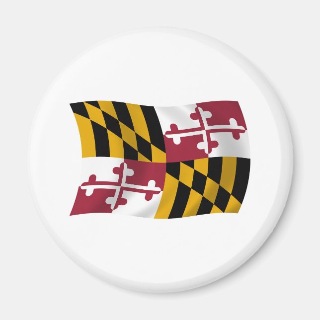 Maryland Flag Magnet (Vorne)