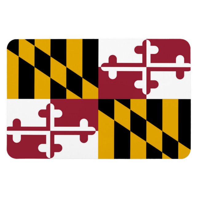 Maryland flag magnet (Horizontal)