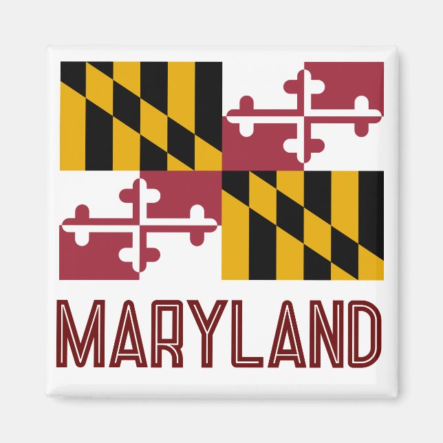 Maryland Flag Magnet (Vorne)