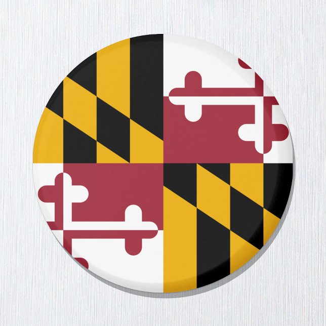 Maryland flag & Maryland, USA holiday/Sport Magnet (Von Creator hochgeladen)