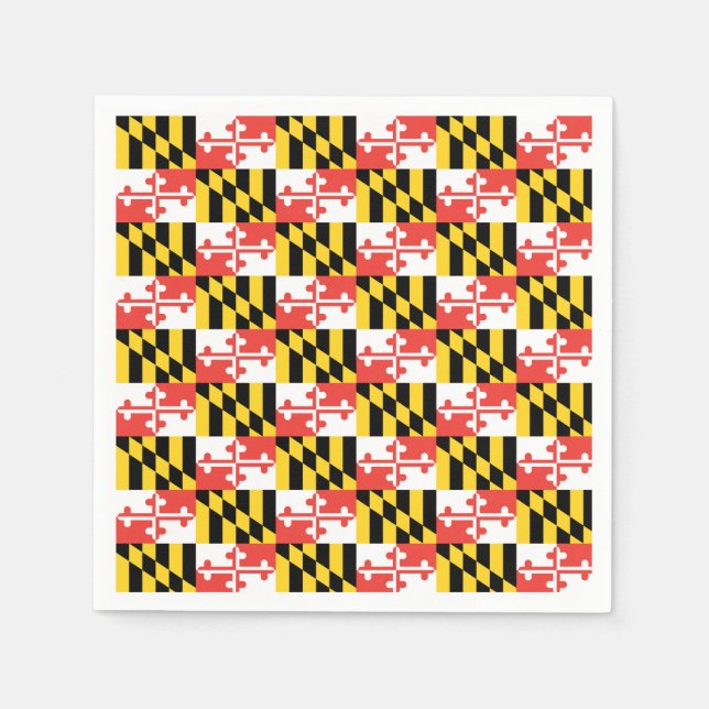 Maryland Flag Napkins Serviette (Vorderseite)